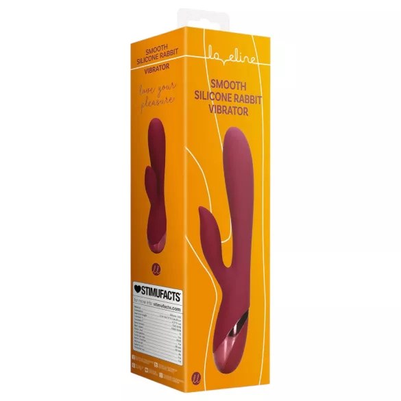 Loveline - klitorisvibrator med arm - genopladelig - rød
