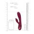 Loveline - klitorisvibrator med arm - genopladelig - rød