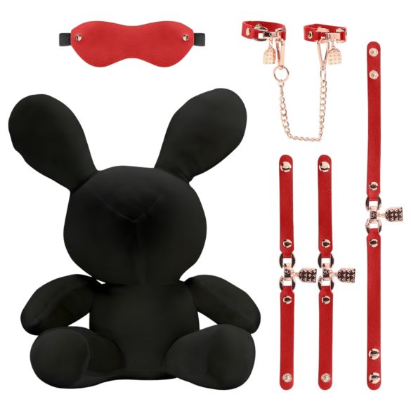 Bondage Rabbit - bondageudstyr - kaninmaske - sort