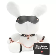 Bondage Rabbit - BDSM kostume - kanin - hvid