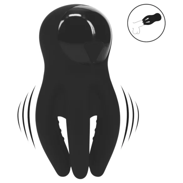 Levelz - penishovedvibrator - digital - sort