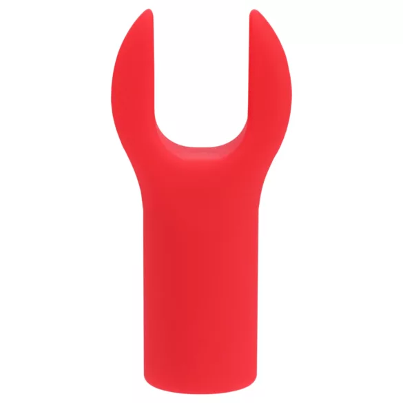 Loveline Candy - læbestiftvibrator med 4 vedhæng (lyserød)