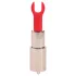 Loveline Candy - læbestiftvibrator med 4 vedhæng (lyserød)