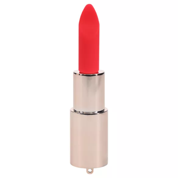 Loveline Candy - læbestiftvibrator med 4 vedhæng (lyserød)