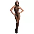 Le Désir - blonde net catsuit (sort) - S-XL
