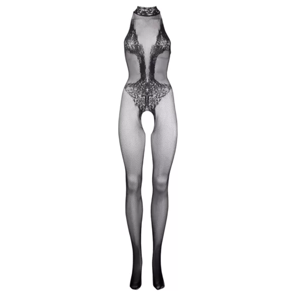 Le Désir - blonde net catsuit (sort) - S-XL