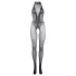 Le Désir - blonde net catsuit (sort) - S-XL