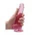 RealRock - realistisk dildo - pink gennemsigtig - 17cm