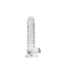 REALROCK - gennemsigtig realistisk dildo - gennemsigtig (17 cm)