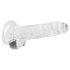 REALROCK - gennemsigtig realistisk dildo - gennemsigtig (17 cm)