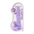 REALROCK - gennemsigtig realistisk dildo - lilla (22 cm)