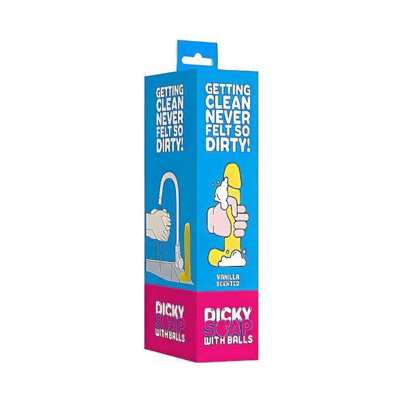 Dicky - penis sæbe med testikler - vanilje - 210g