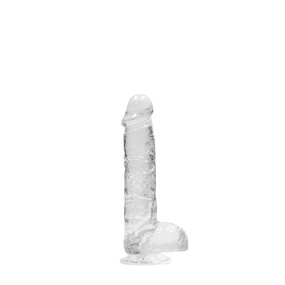RealRock - realistisk dildo - gennemsigtig - 15cm