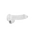 RealRock - realistisk dildo - gennemsigtig - 15cm