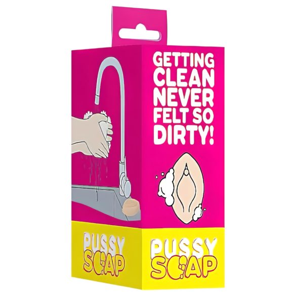 Pussy - erotisk sæbe - pusseformet - natur - 140g