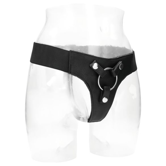RealRock - elastisk underdel - strap-on tilbehør - sort