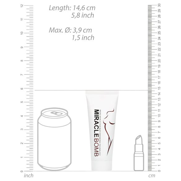 Pharmquests Miracle Bomb - brystforstørrende og opstrammende creme - 100ml