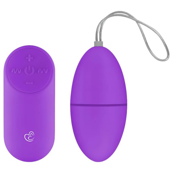Easytoys - Vibrationsæg med fjernbetjening - 7 funktioner - lilla