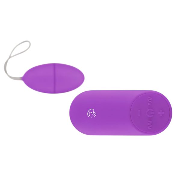 Easytoys - Vibrationsæg med fjernbetjening - 7 funktioner - lilla