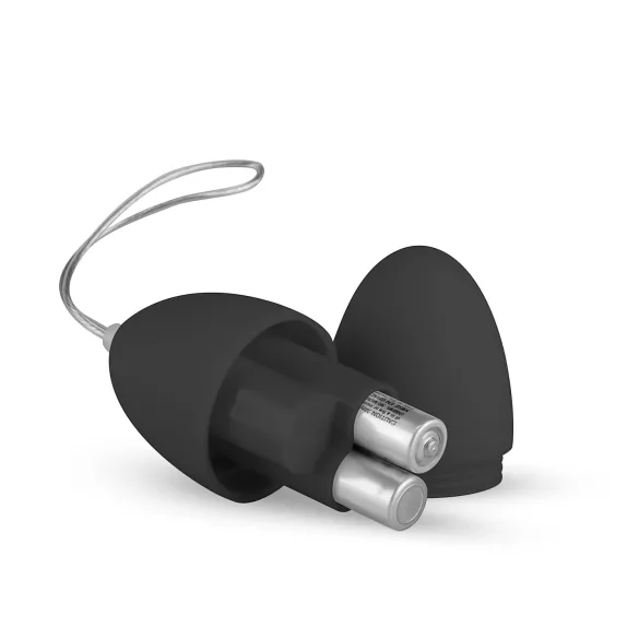 EasyToys - bærbart radio‑styret vibratoræg med 7 rytmer (sort)