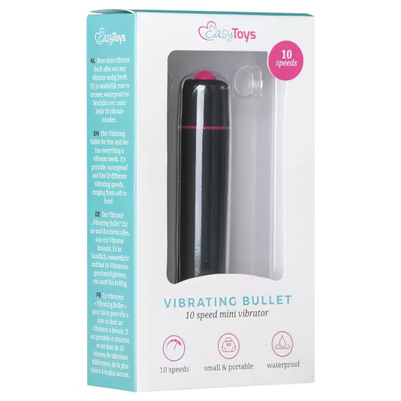 EasyToys Bullet - stavvibrator (sort)