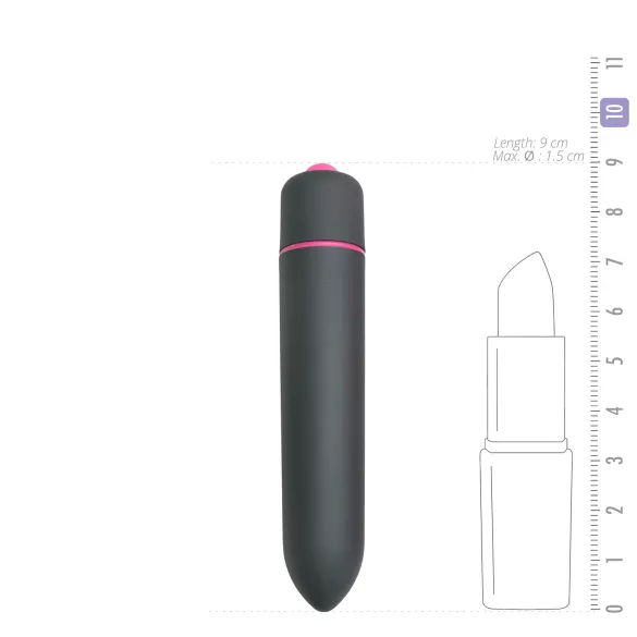 EasyToys Bullet - stavvibrator (sort)
