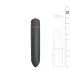 EasyToys Bullet - stavvibrator (sort)