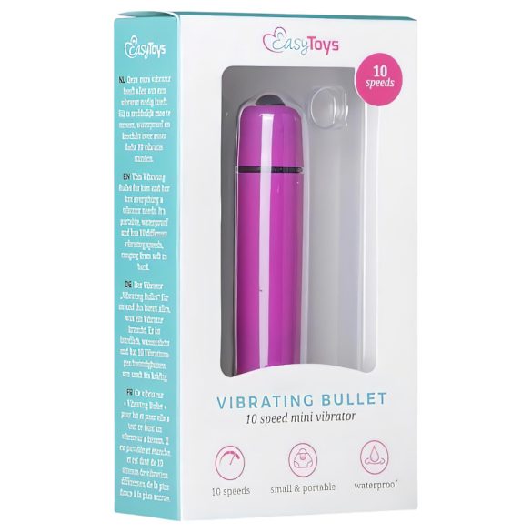 Easytoys - bullet vibrator - vandtæt - lilla