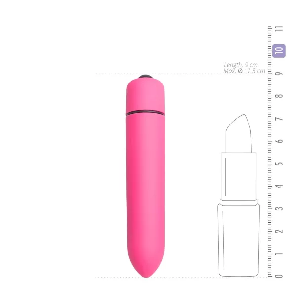 Easytoys - bullet vibrator - vandtæt mini vibrator - pink