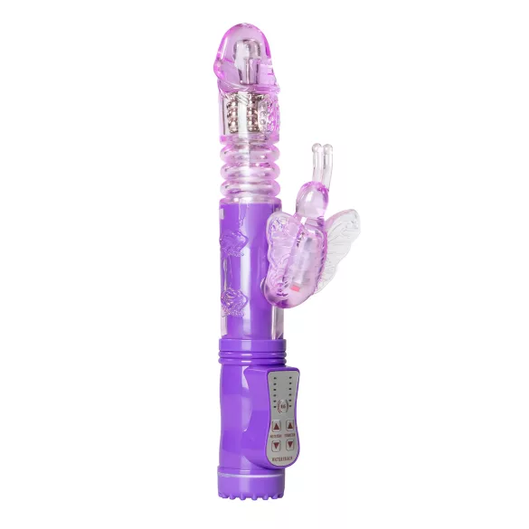 Easytoys Butterfly - roterende stødvibrator - lilla
