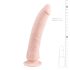 Easytoys - sugekop 100% silikone dildo (21 cm) - natur