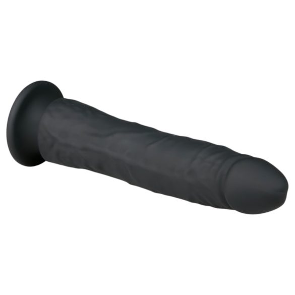 Easytoys - dildo med sugekop - 100% silikone - 21cm - sort