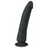 Easytoys - dildo med sugekop - 100% silikone - 21cm - sort