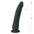 Easytoys - dildo med sugekop - 100% silikone - 21cm - sort