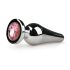 EasyToys Metal No.11 - Anal Plug med Pink Sten - Sølv (3,5 cm)