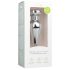 Easytoys - analplug med lyserød sten - metal sølv 3,5cm