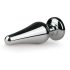 EasyToys Metal No.11 - Anal Plug med Pink Sten - Sølv (3,5 cm)