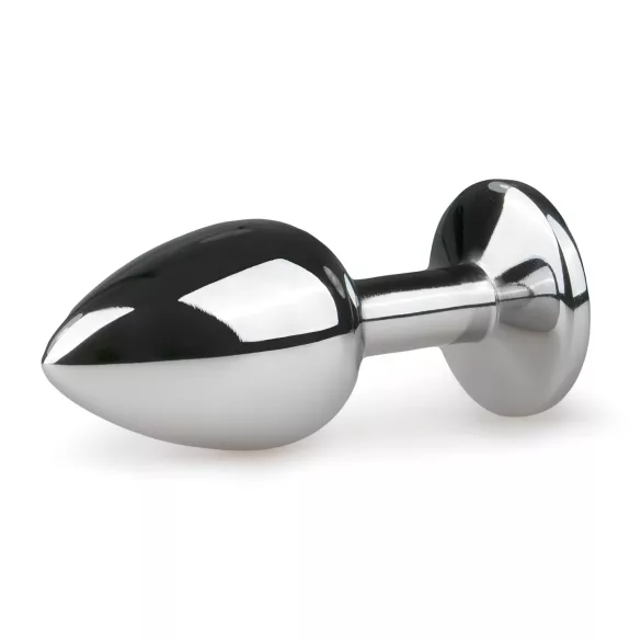 EasyToys - metal anal plug (sølv-hvid)