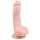 Easytoys - dildo med sugekop og testikler - 15cm - natur