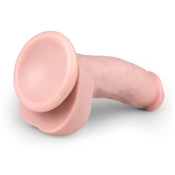 Easytoys - dildo med sugekop og testikler - 15cm - natur