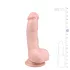 Easytoys - dildo med sugekop og testikler - 15cm - natur