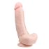 Easytoys - dildo med testikler og sugekop - 20cm - natur