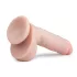 Easytoys - dildo med sugekop og testikler - realistisk 22,5cm - natur
