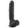Easytoys - dildo med sugekop og testikler - 22,5 cm - sort