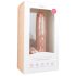 Easytoys - dildo med testikler og sugekop - stor - natur 26,5cm