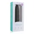 Easytoys Power Vibe - vibratorstav med spiral - silikone - sort