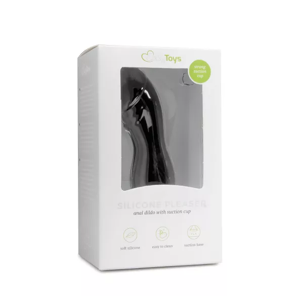 Easytoys - realistisk dildo med sugekop - sort