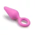Easytoys - analplug - lille størrelse - silikone/pink
