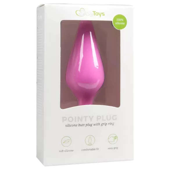 Easytoys - analplug - lille størrelse - silikone/pink