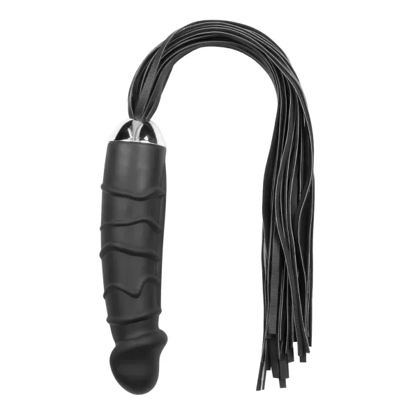 Easytoys - flogger og dildo - silikone - sort